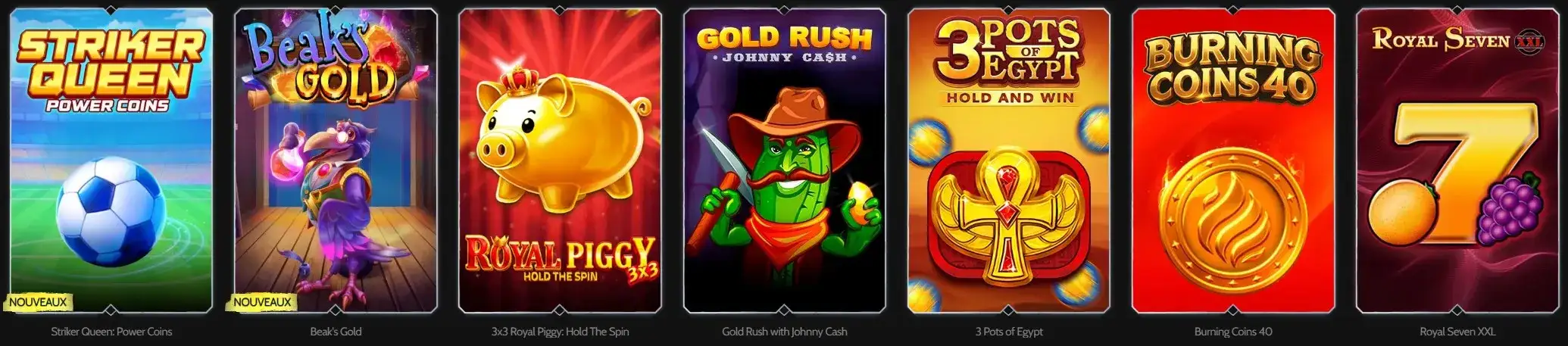 L'arsenal de jeux